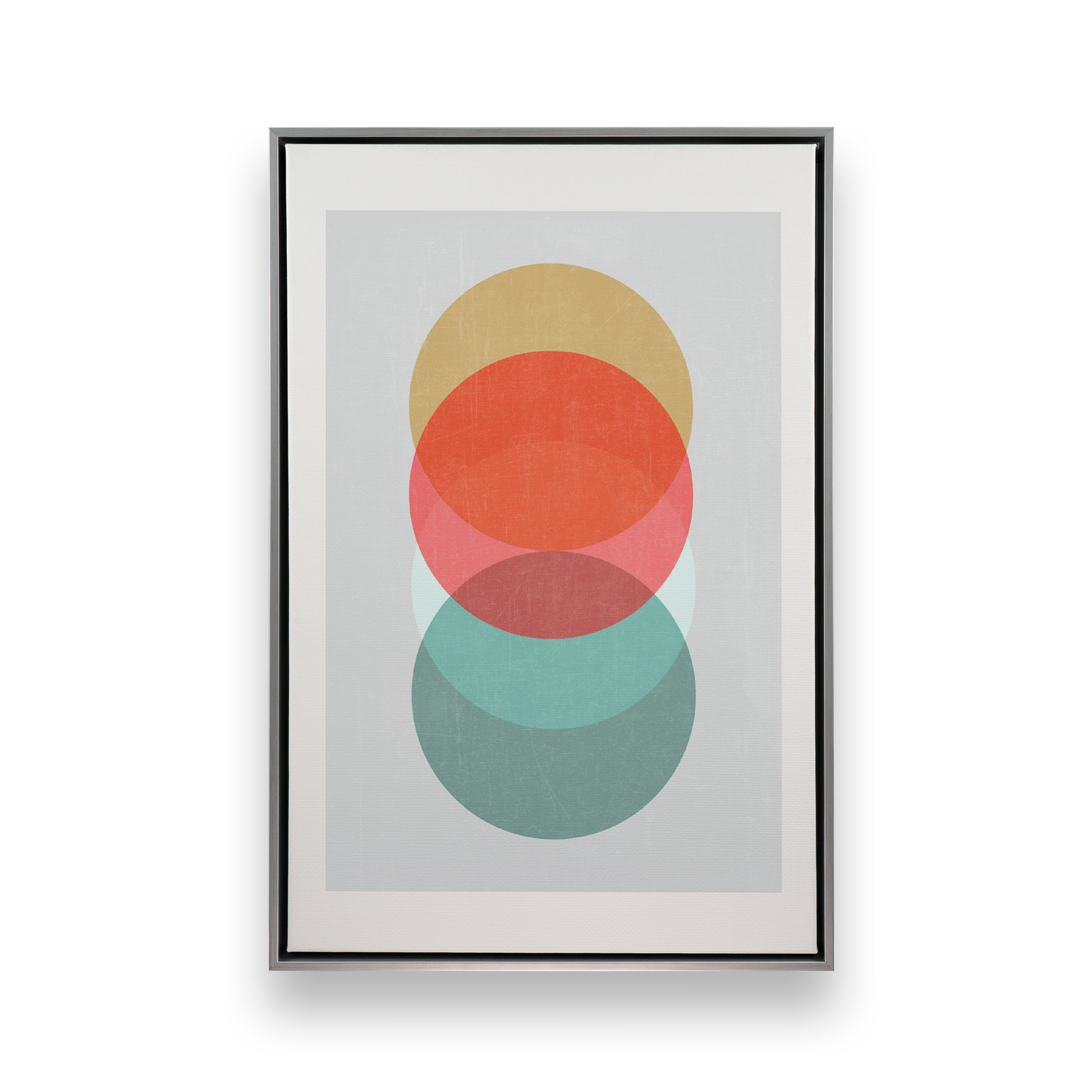 [color:Polished Chrome], Picture of art in a black frame