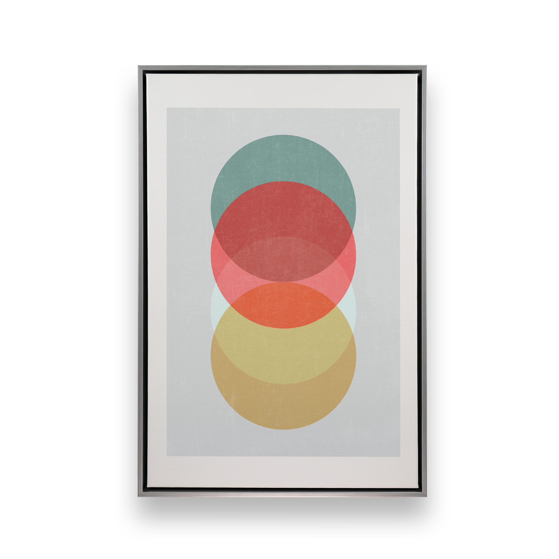 [color:Polished Chrome], Picture of art in a black frame