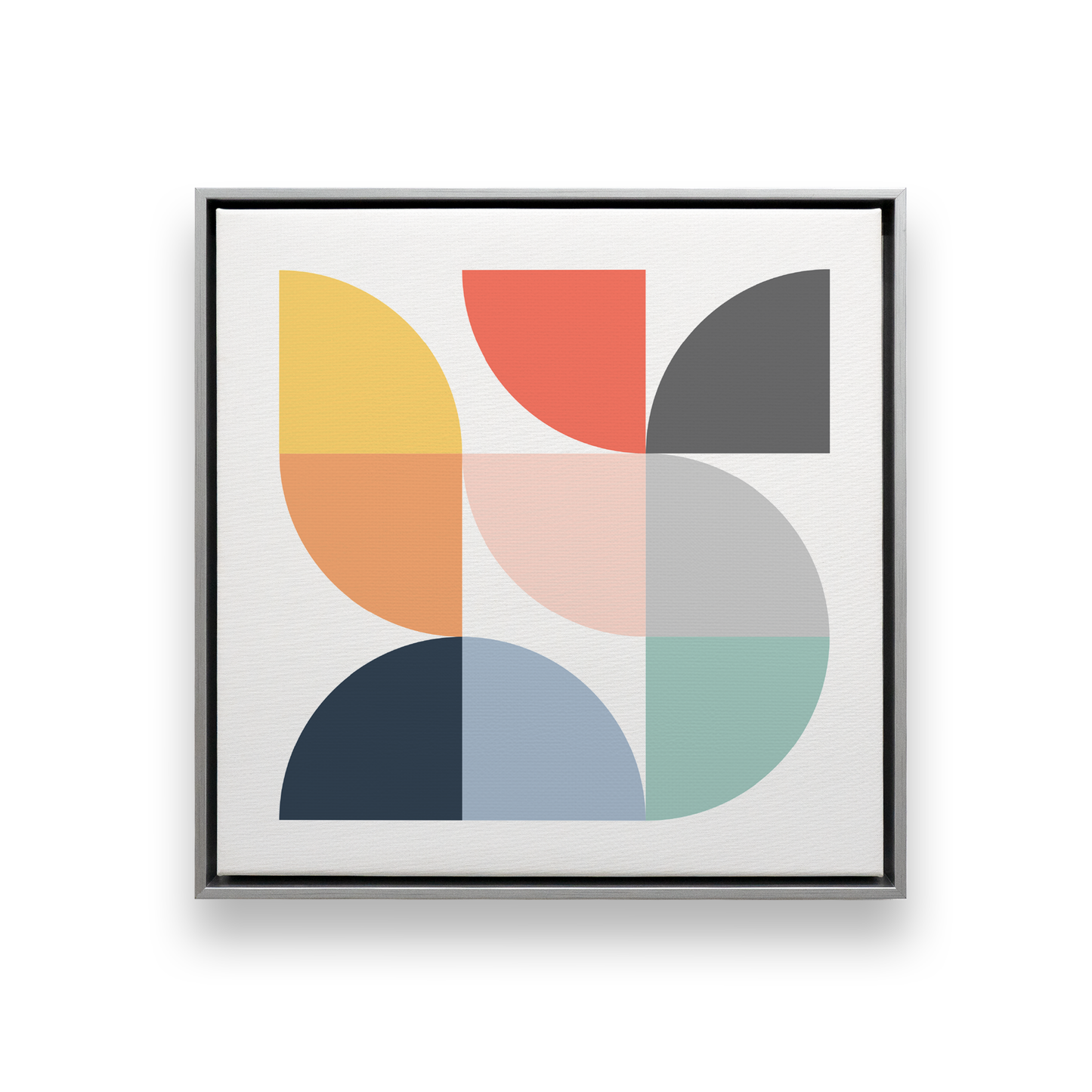 [color:Polished Chrome], Picture of art in a black frame