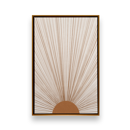 [color:Polished Gold], Picture of art in a black frame