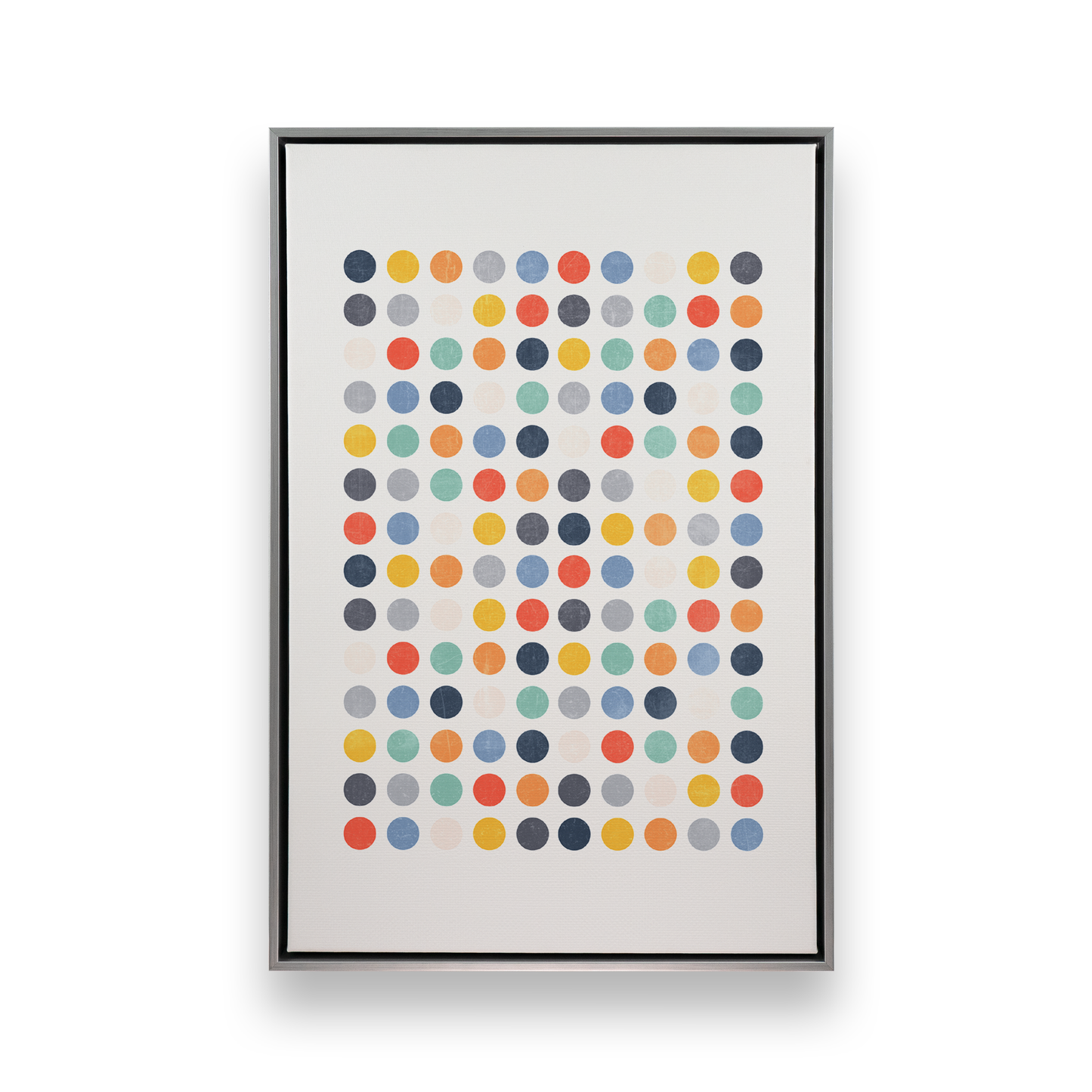 [color:Polished Chrome], Picture of art in a black frame