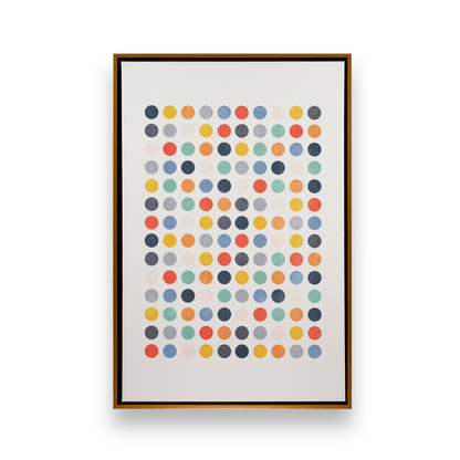 [color:Polished Gold], Picture of art in a black frame