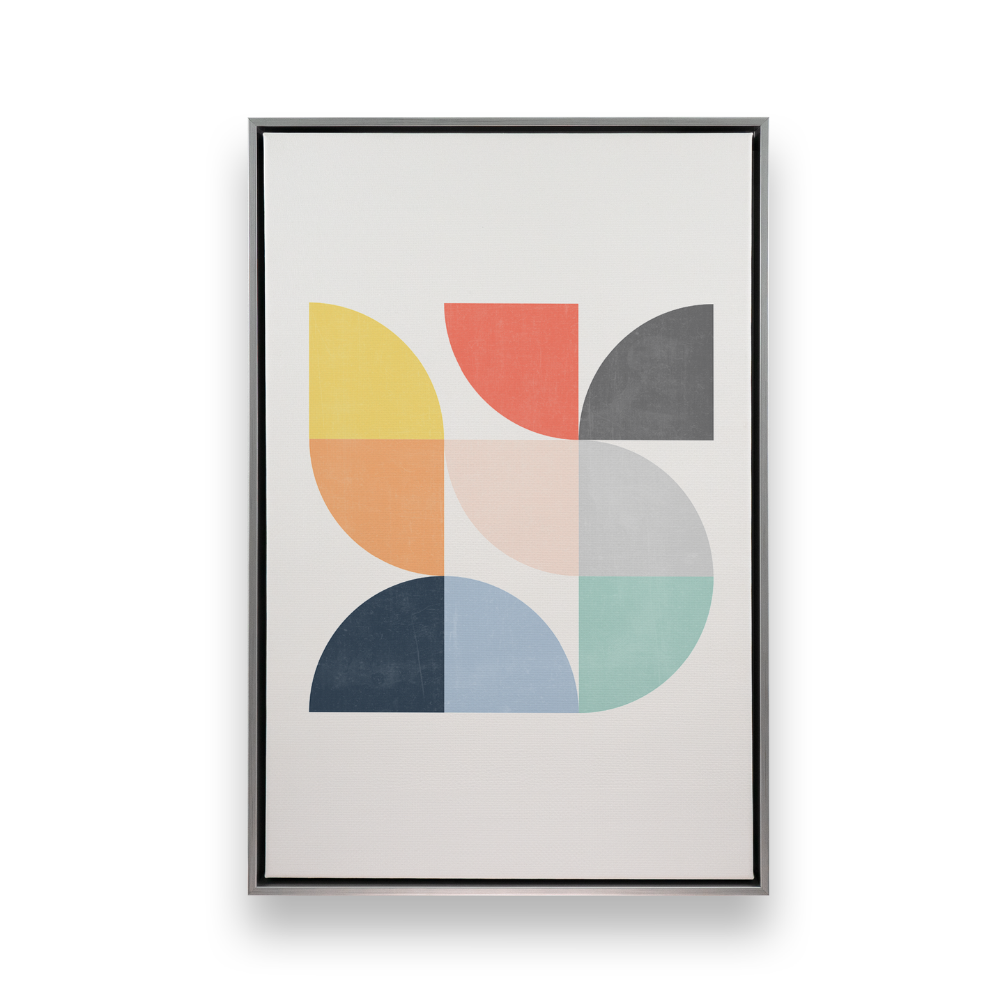 [color:Polished Chrome], Picture of art in a black frame