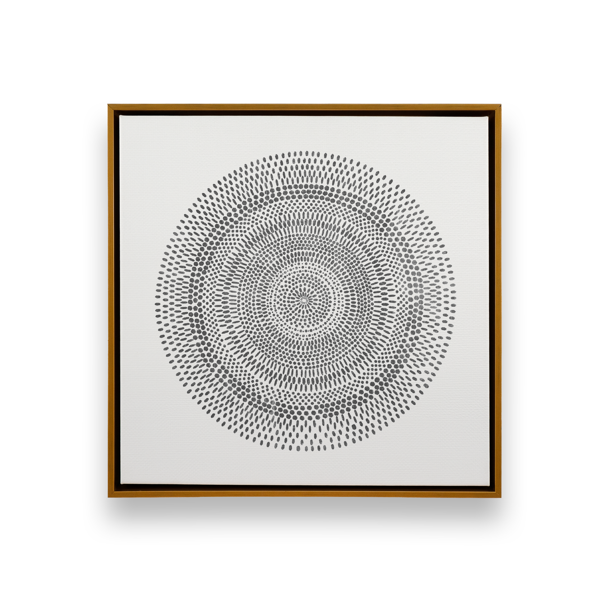 [color:Polished Gold], Picture of art in a black frame