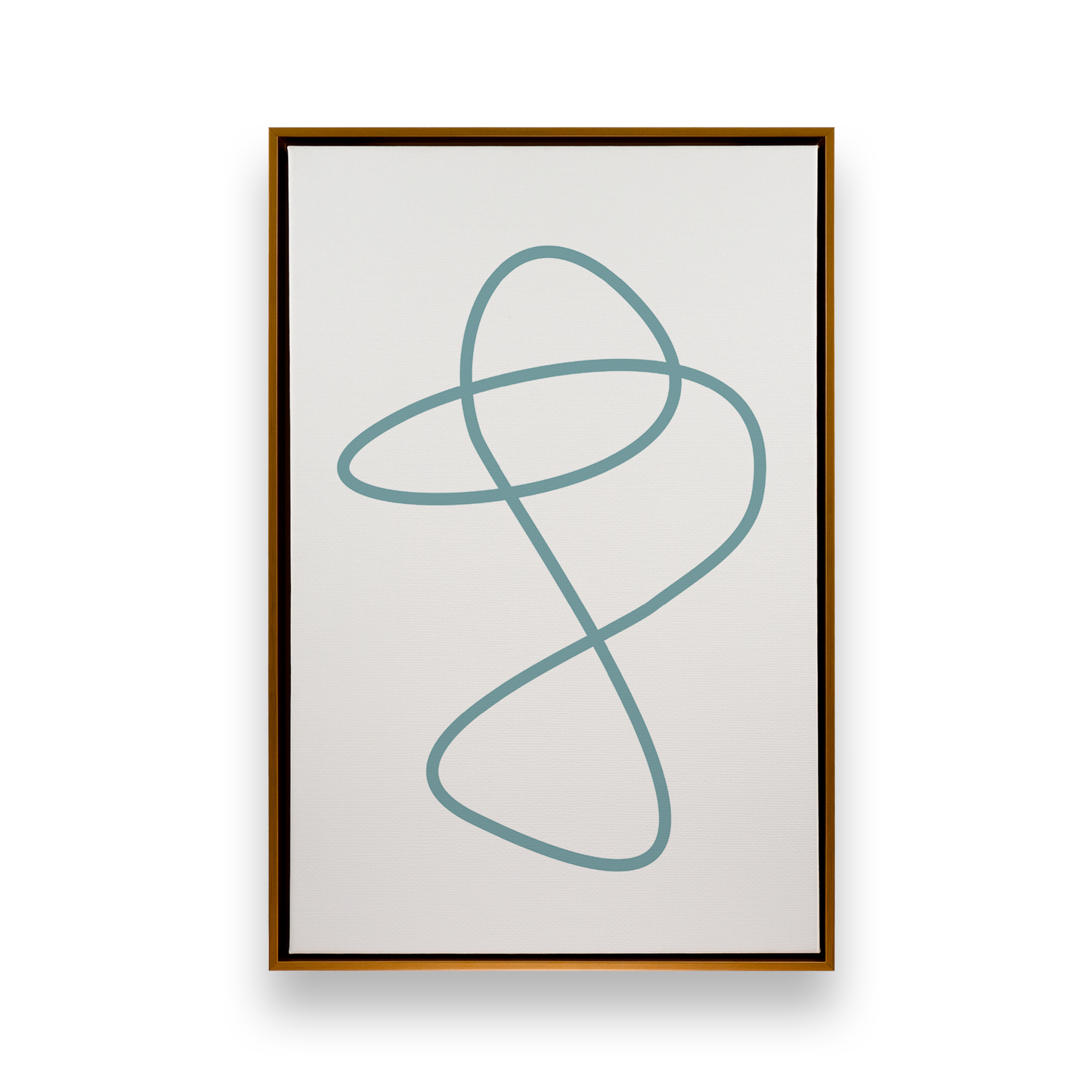 [color:Polished Gold], Picture of art in a black frame