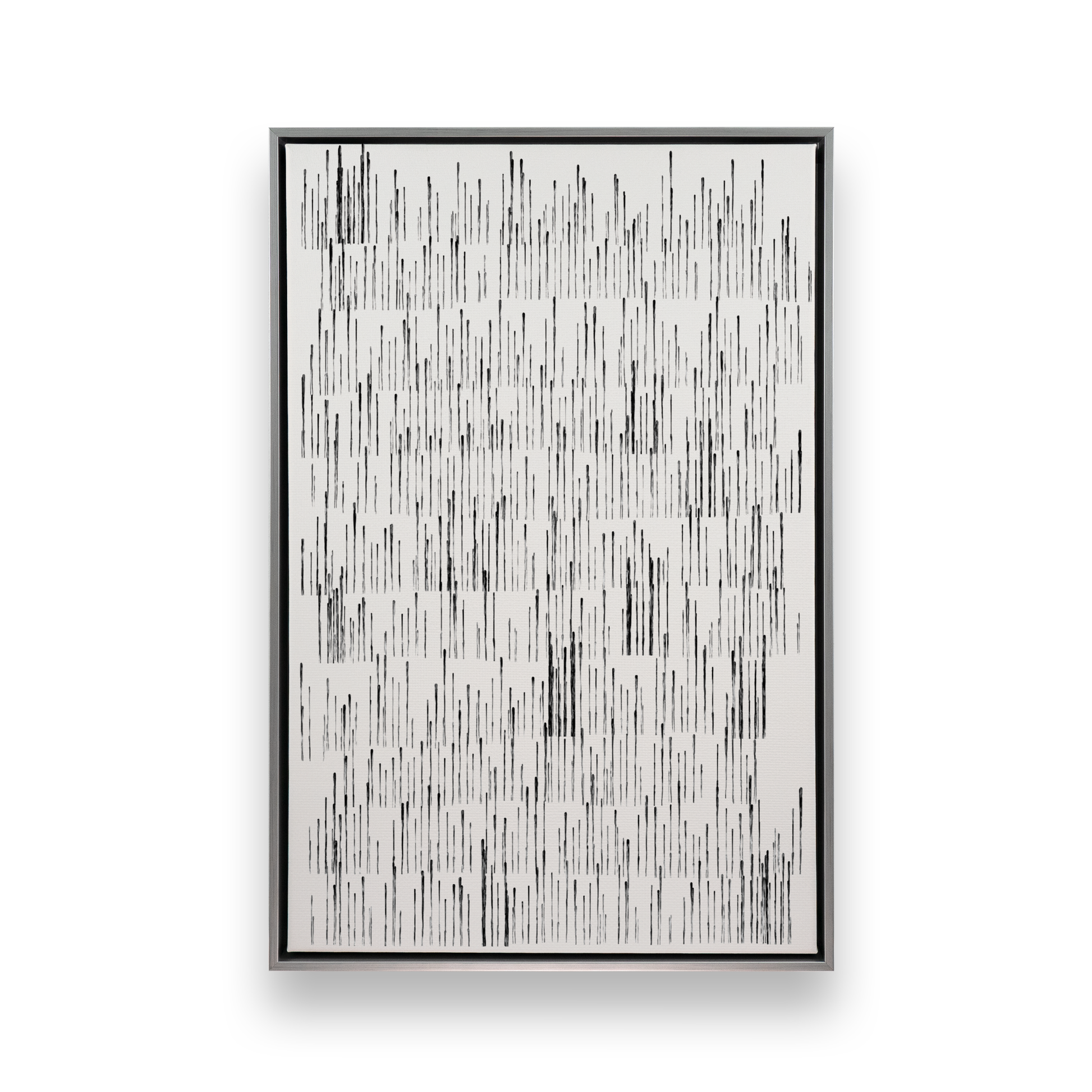 [color:Polished Chrome], Picture of art in a black frame