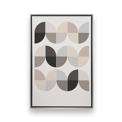 [color:Polished Chrome], Picture of art in a black frame