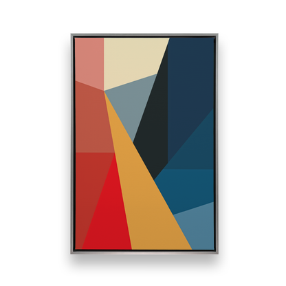 [color:Polished Chrome], Picture of art in a black frame