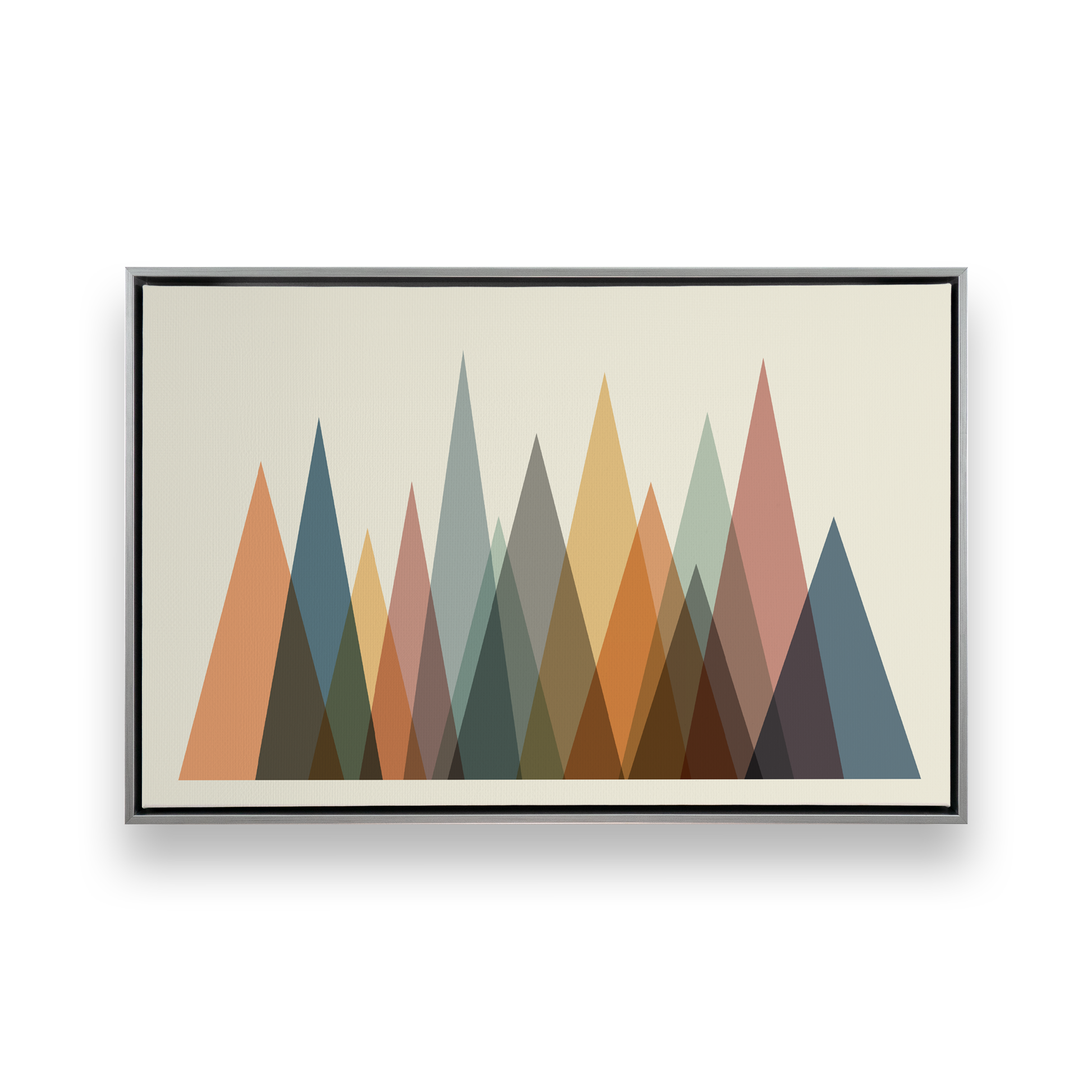 [color:Polished Chrome], Picture of art in a black frame