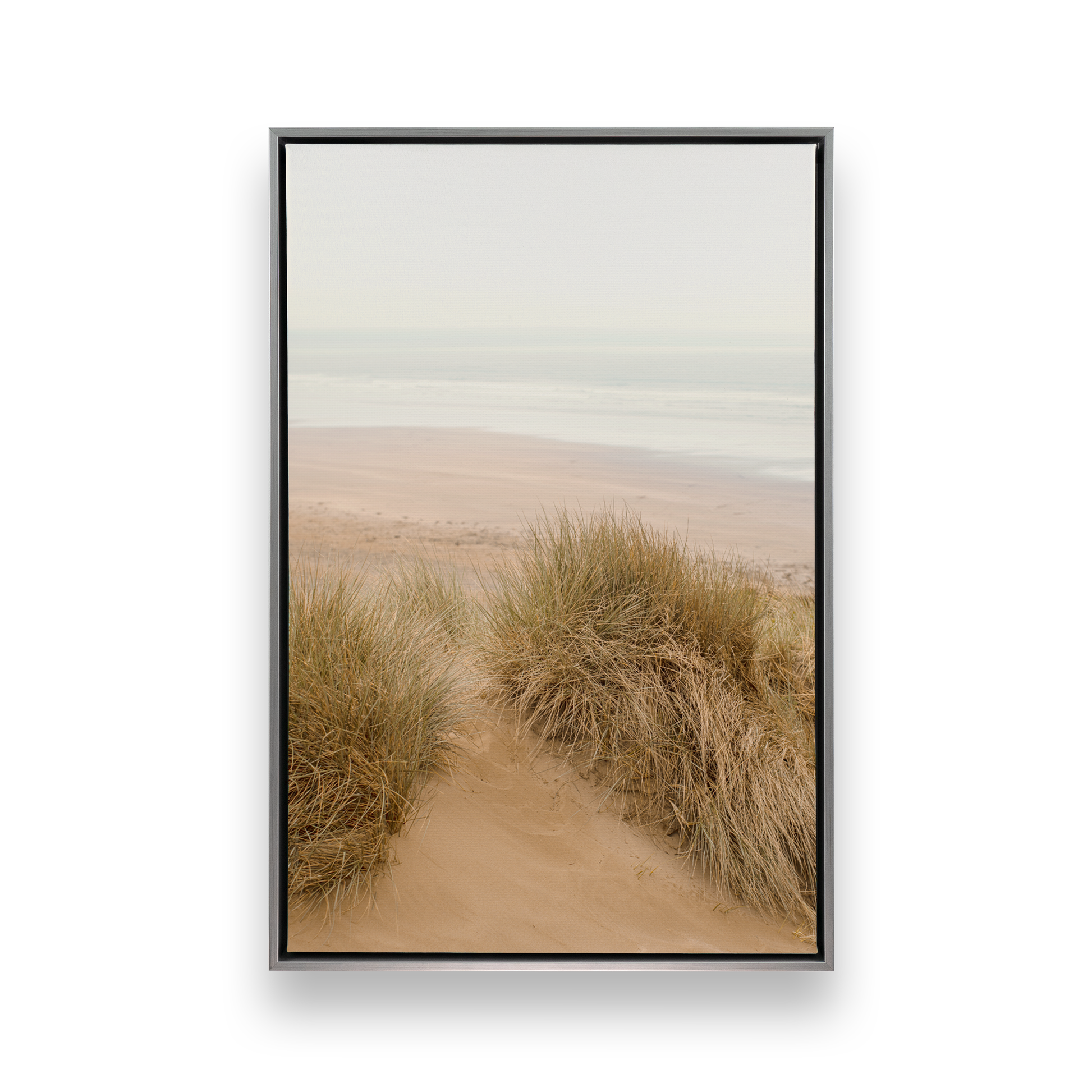 [color:Polished Chrome], Picture of art in a black frame