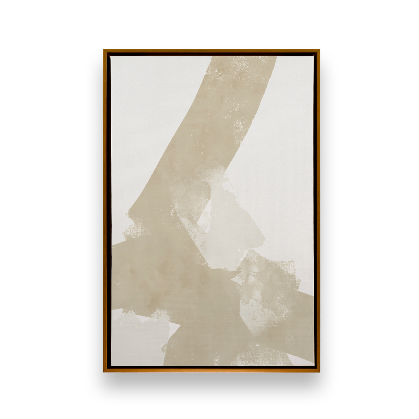 [color:Polished Gold], Picture of art in a black frame