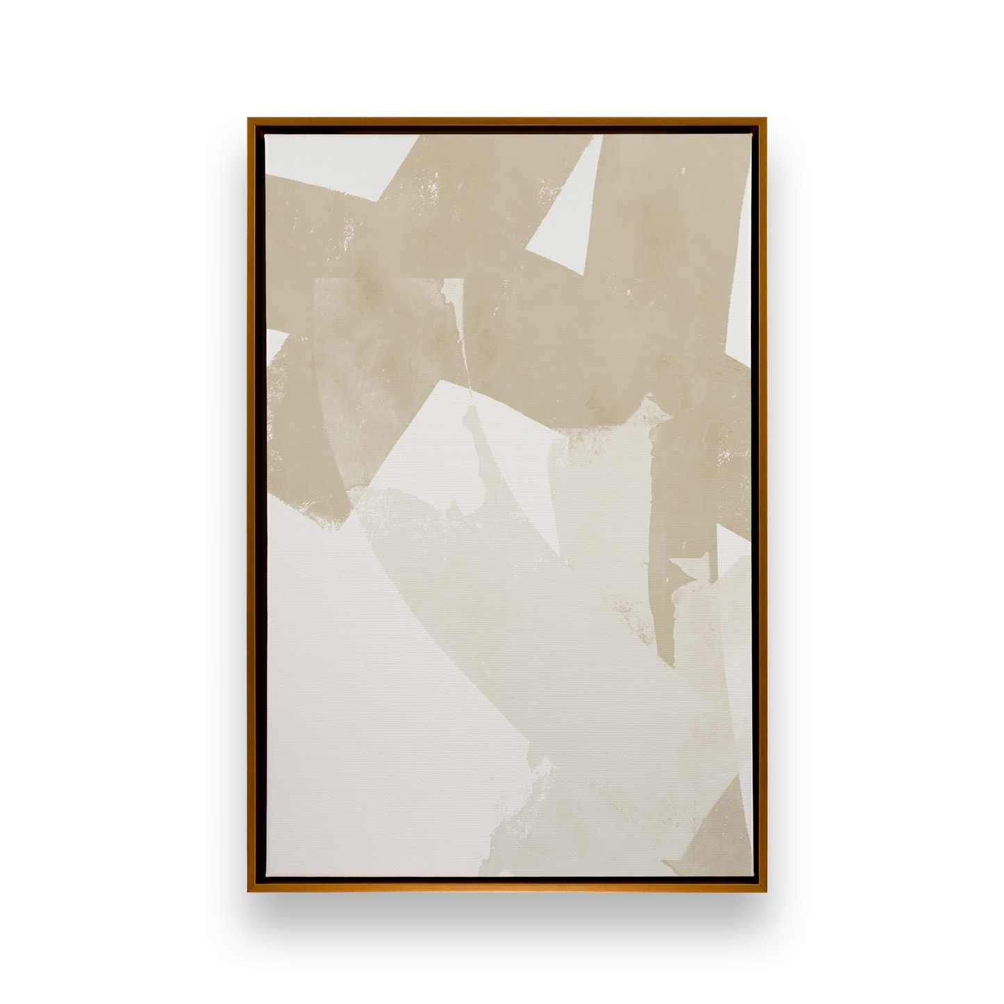 [color:Polished Gold], Picture of art in a black frame