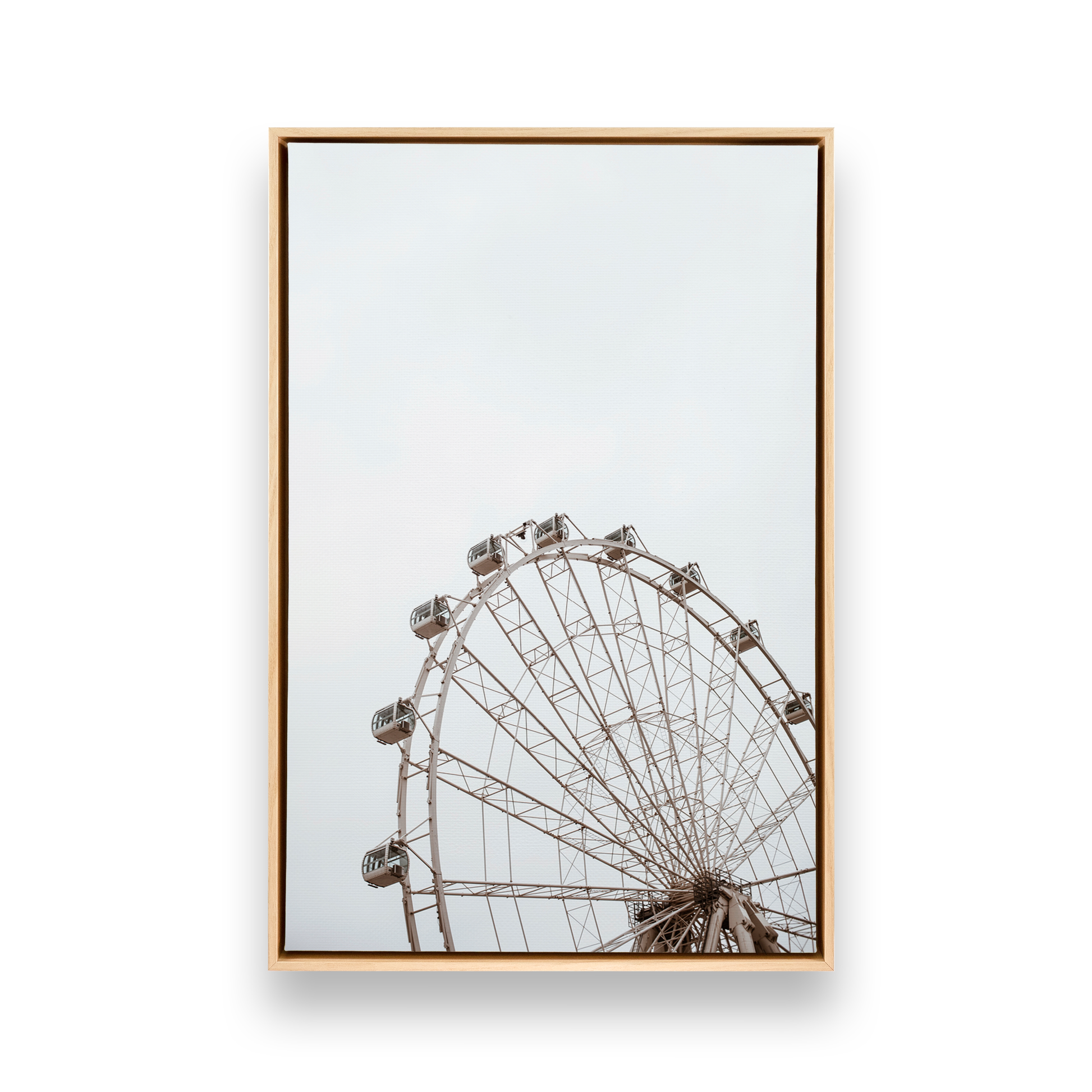 [color:American Maple], Picture of art in a black frame