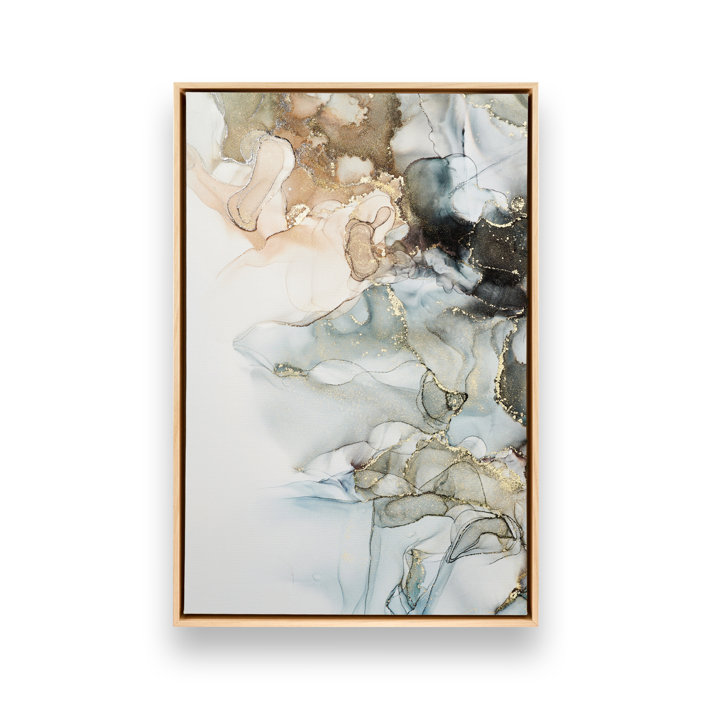 [color:American Maple], Picture of art in a black frame