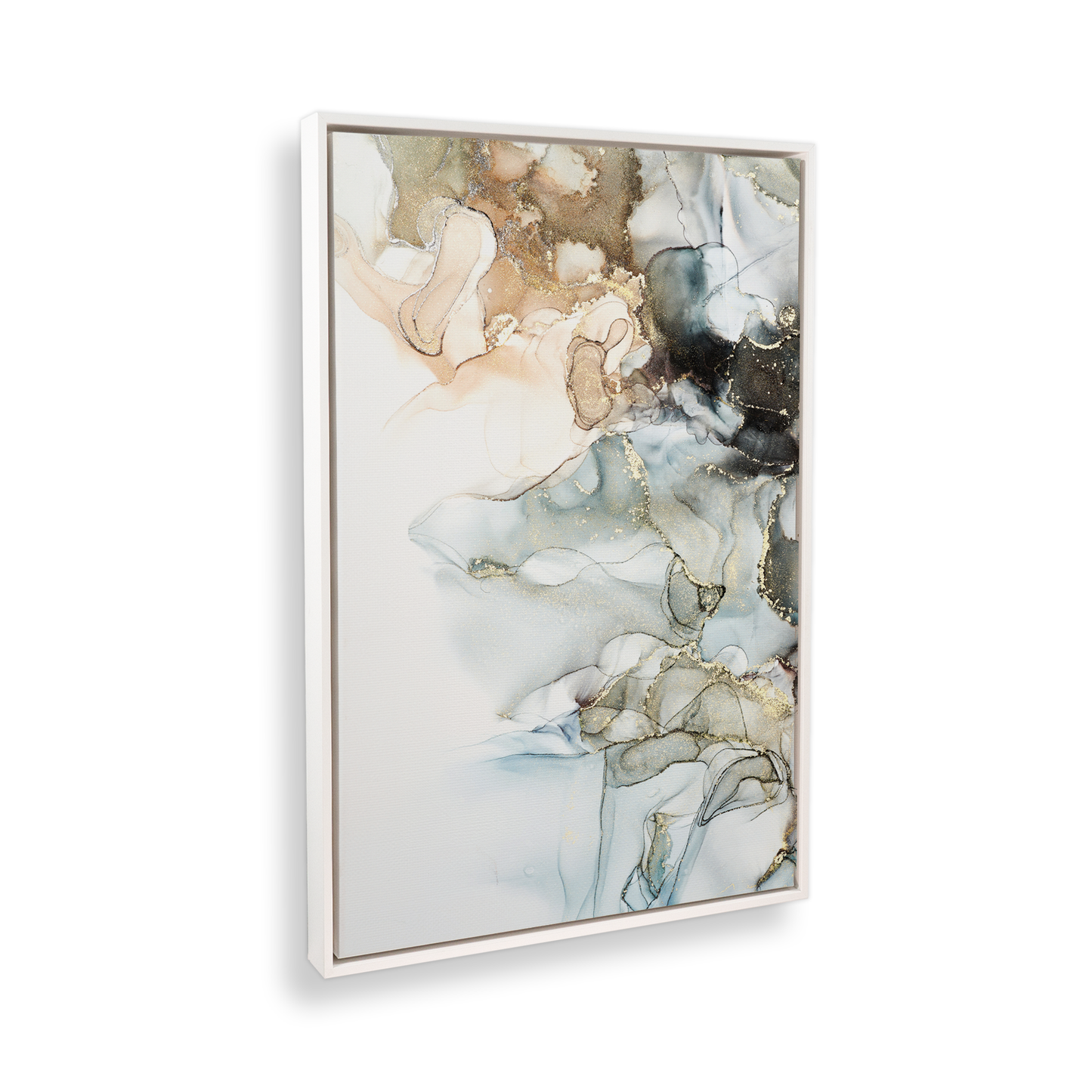 [color:Satin White], Picture of art at an angle