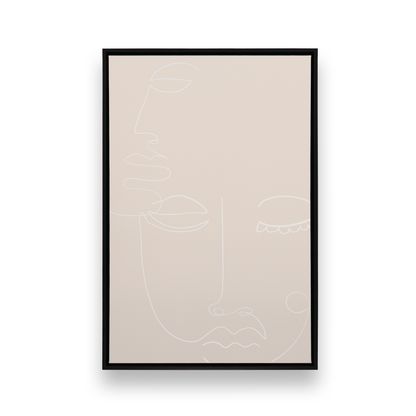 [color:Satin Black], Picture of art in a black frame