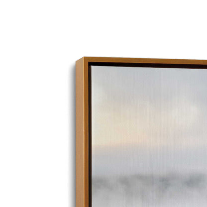 [Color:Polished Gold], Picture of art in a Polished Gold frame at an angle