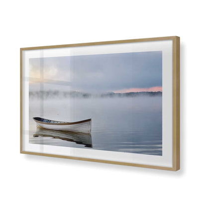 [Color:Brushed Gold], Picture of art in a Brushed Gold frame of the corner