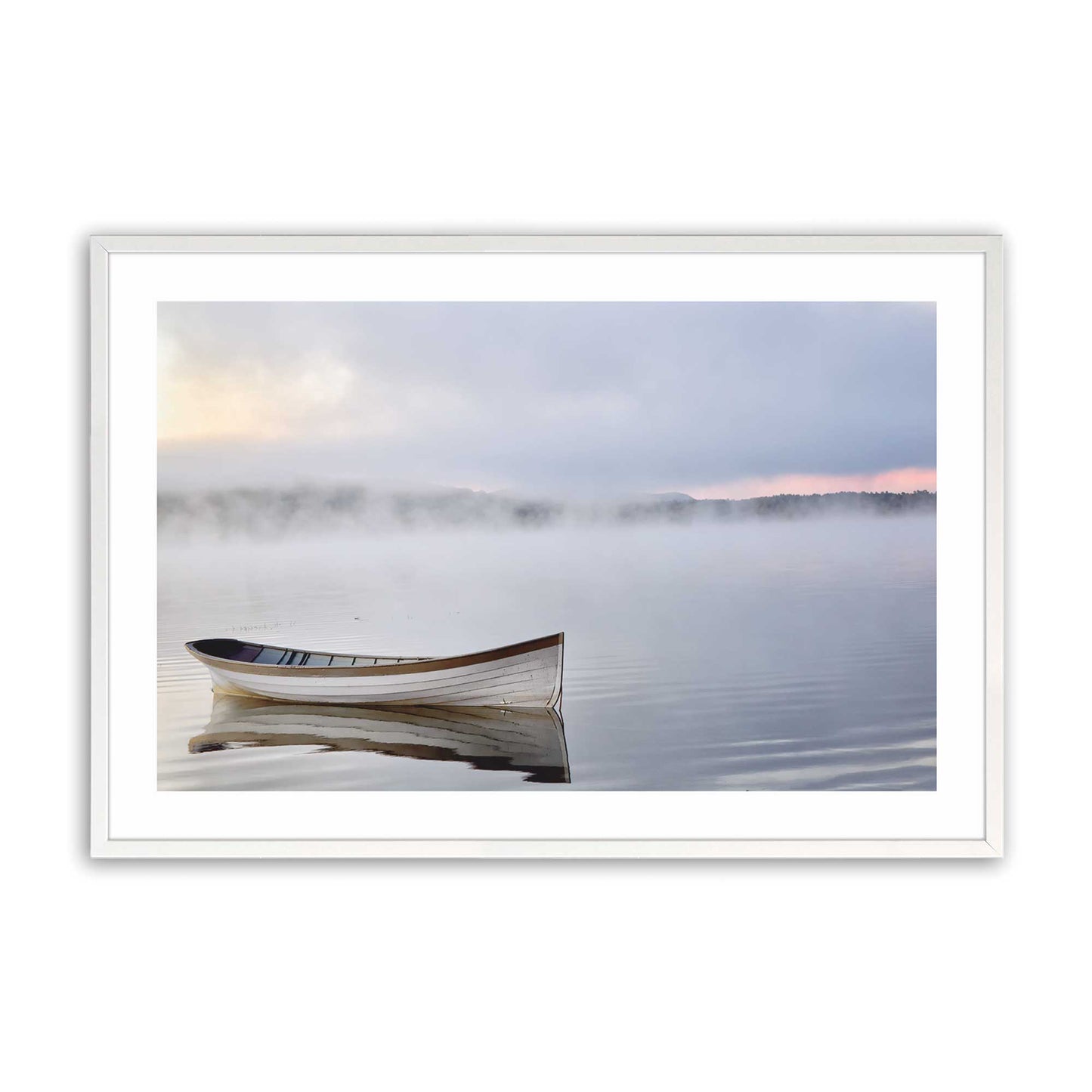 [Color:Opaque White], Picture of art in a Opaque White frame