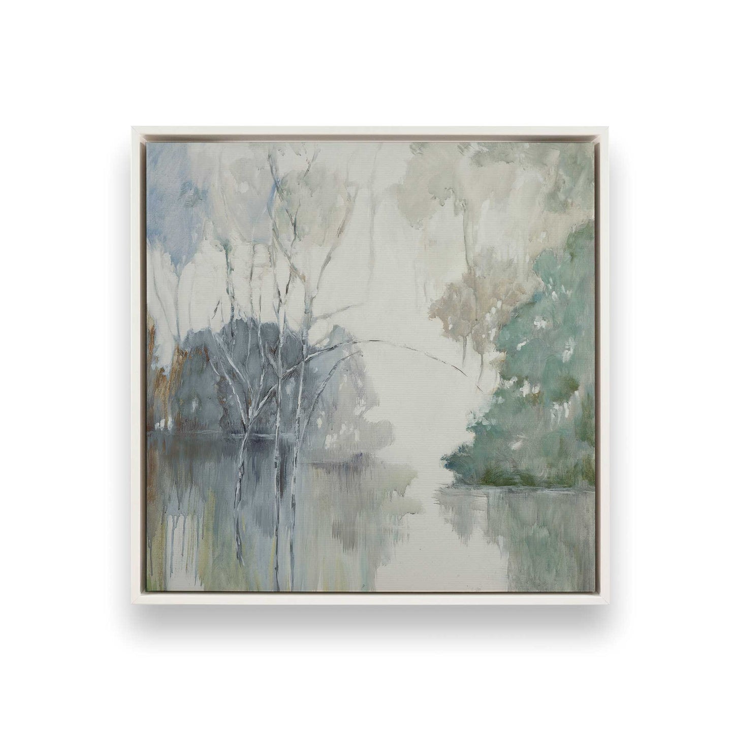 [Color:Opaque White], Picture of art in a White frame