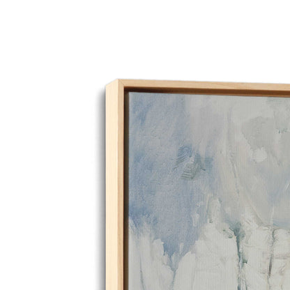 [Color:American Maple], Picture of art in a American Maple frame at an angle