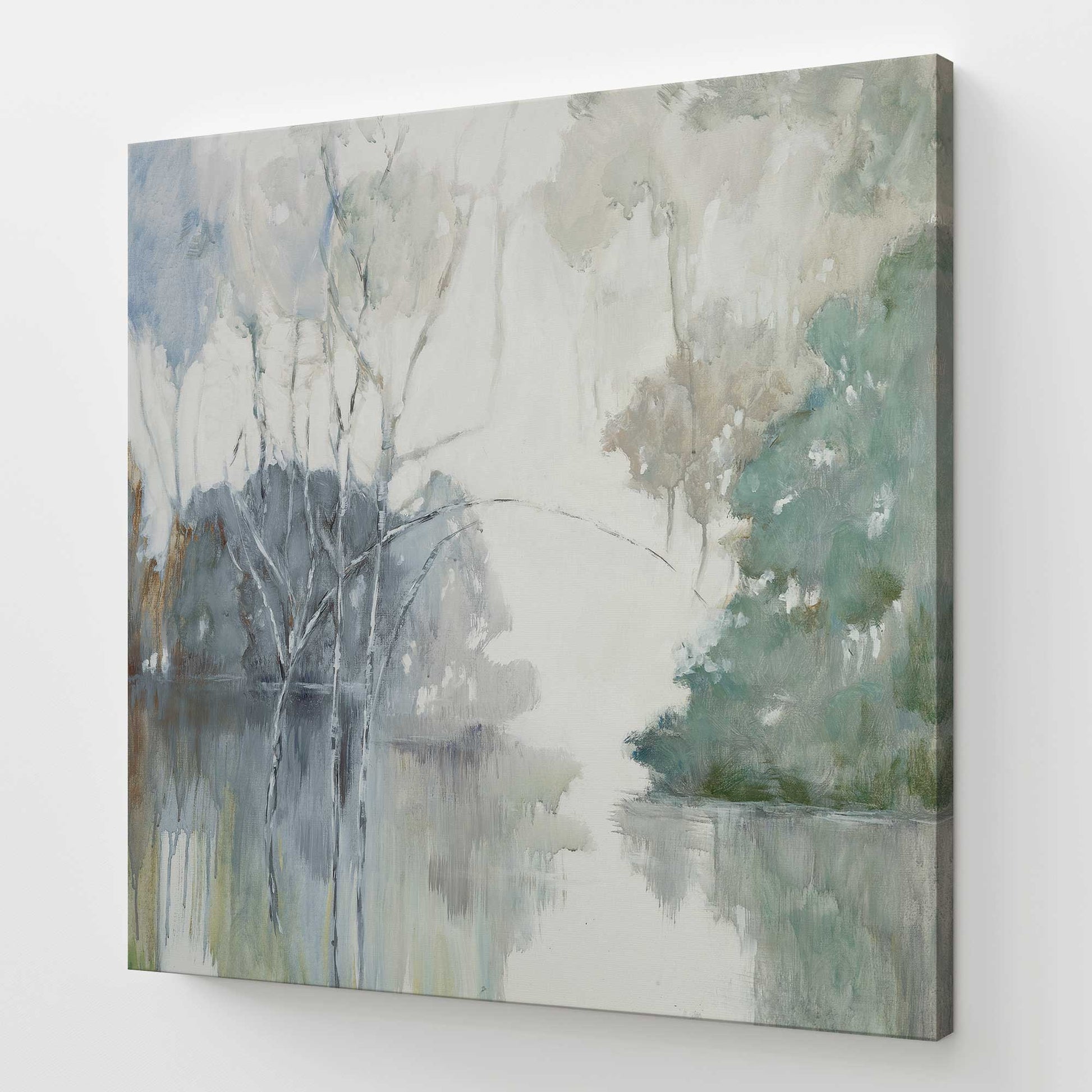 [Color:Stretched Canvas], Picture of art at an angle