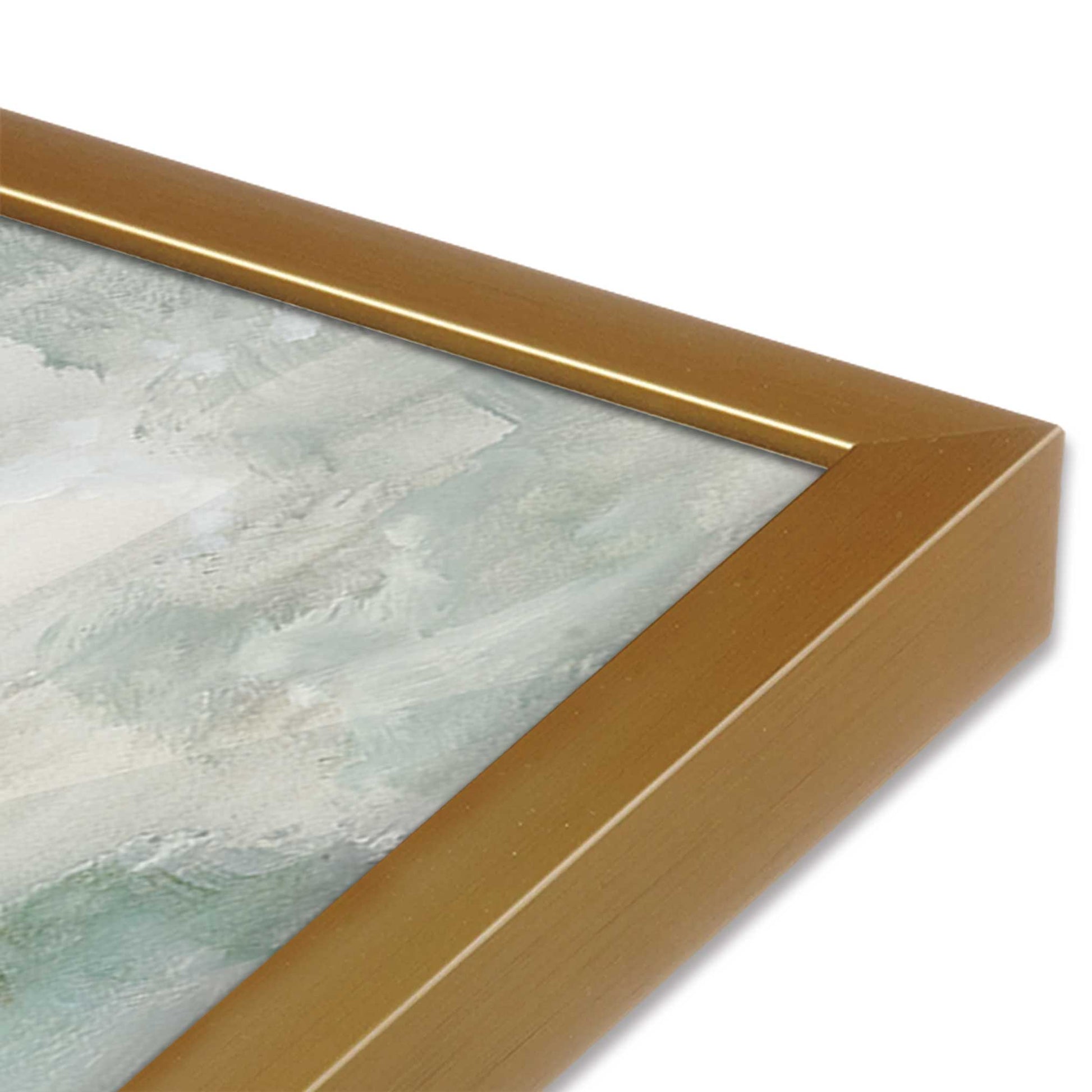 [Color:Polished Gold], Picture of art in a Polished Gold frame of the corner