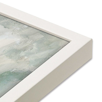 [Color:Opaque White], Picture of art in a Opaque White frame of the corner