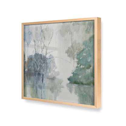 [Color:Raw Maple], Picture of art in a Raw Maple frame at an angle