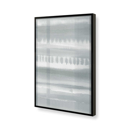 [Color:Satin Black], Picture of art in a Satin Black frame of the corner