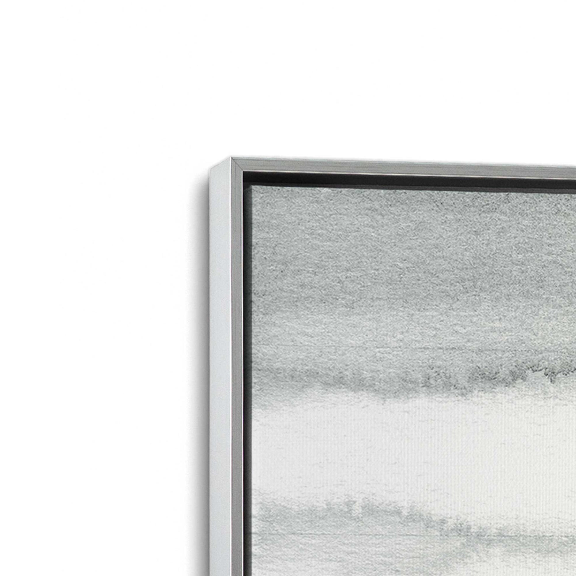 [Color:Polished Chrome], Picture of art in a Polished Chrome frame at an angle