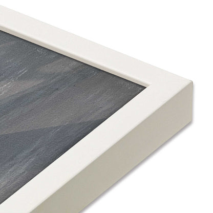 [Color:Opaque White], Picture of art in a Opaque White frame at an angle