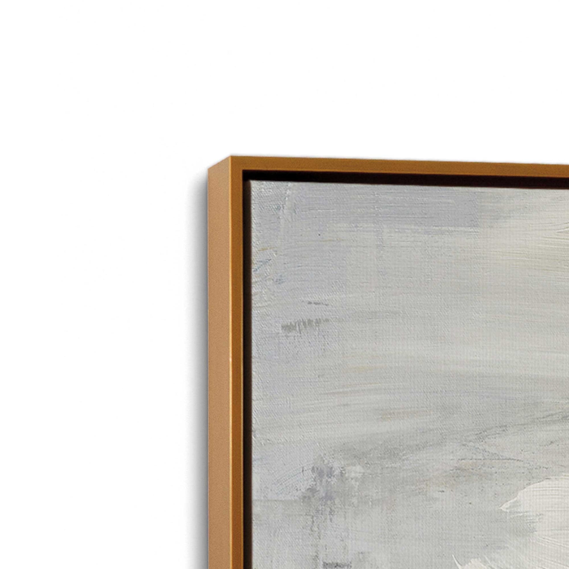 [Color:Polished Gold], Picture of art in a Polished Gold frame at an angle