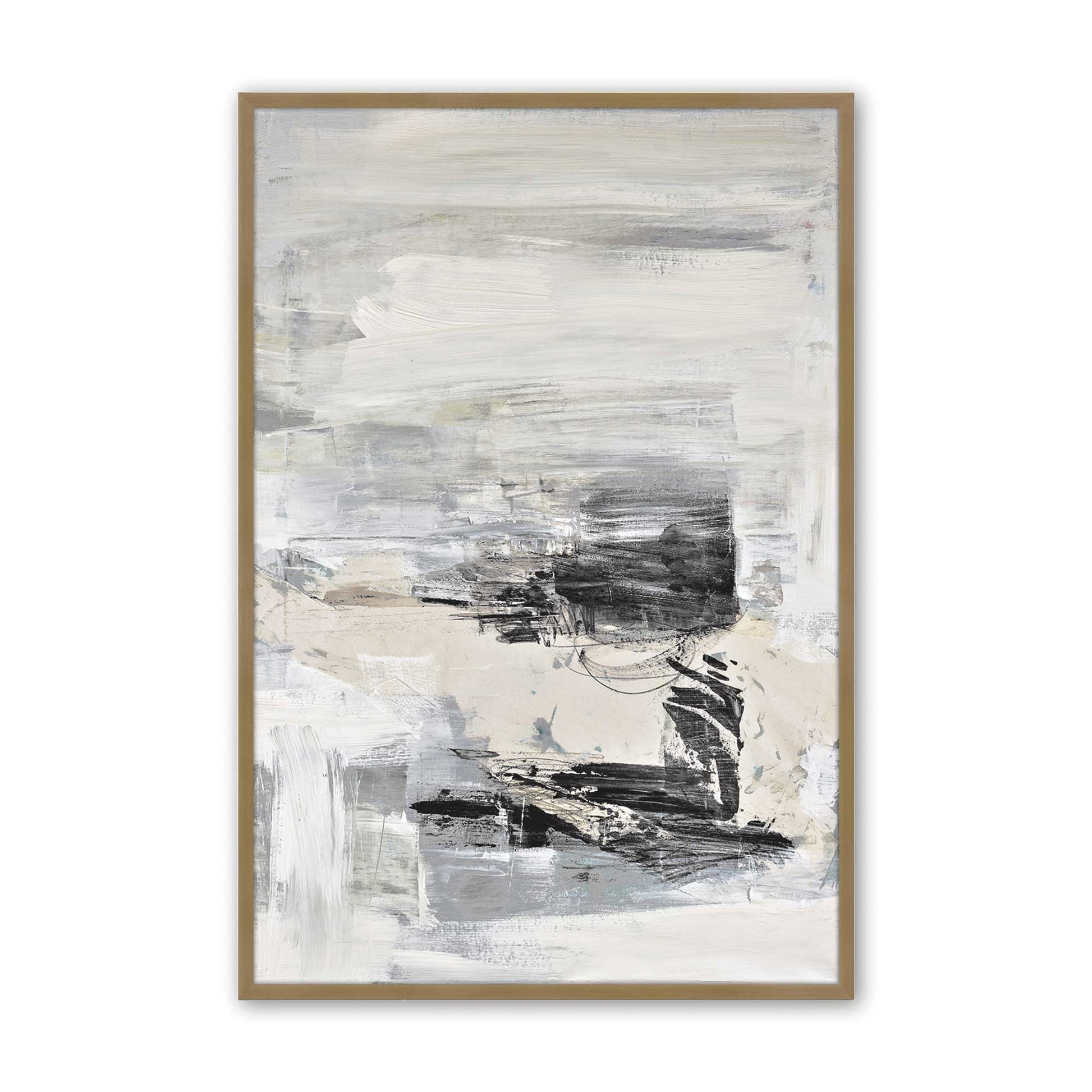 [Color:Brushed Gold], Picture of art in a Brushed Gold frame