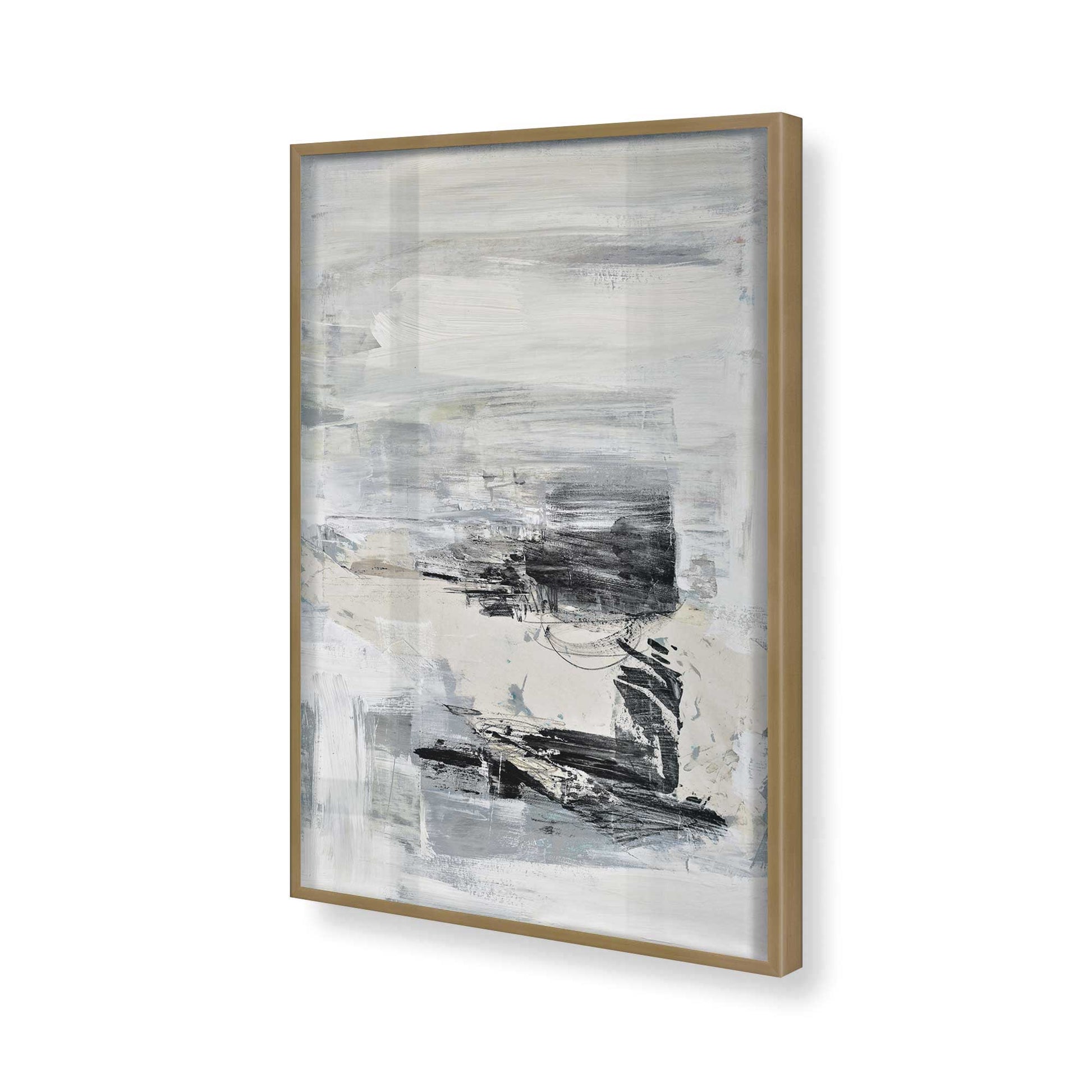 [Color:Brushed Gold], Picture of art in a Brushed Gold frame of the corner