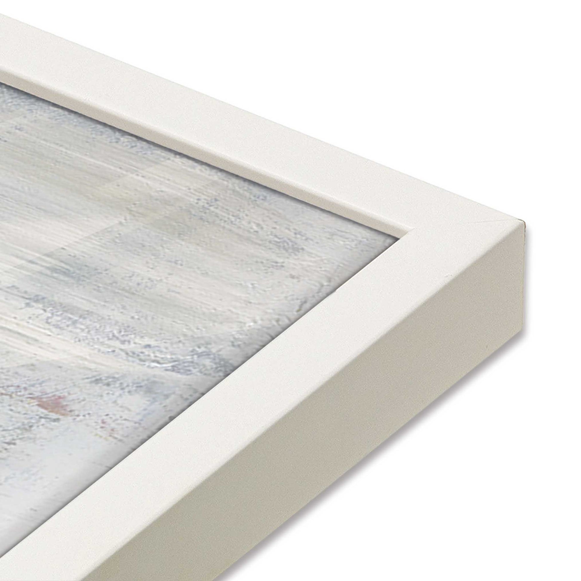 [Color:Opaque White], Picture of art in a Opaque White frame at an angle