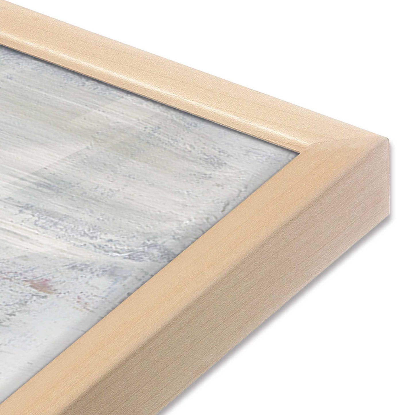 [Color:Raw Maple], Picture of art in a Raw Maple frame at an angle