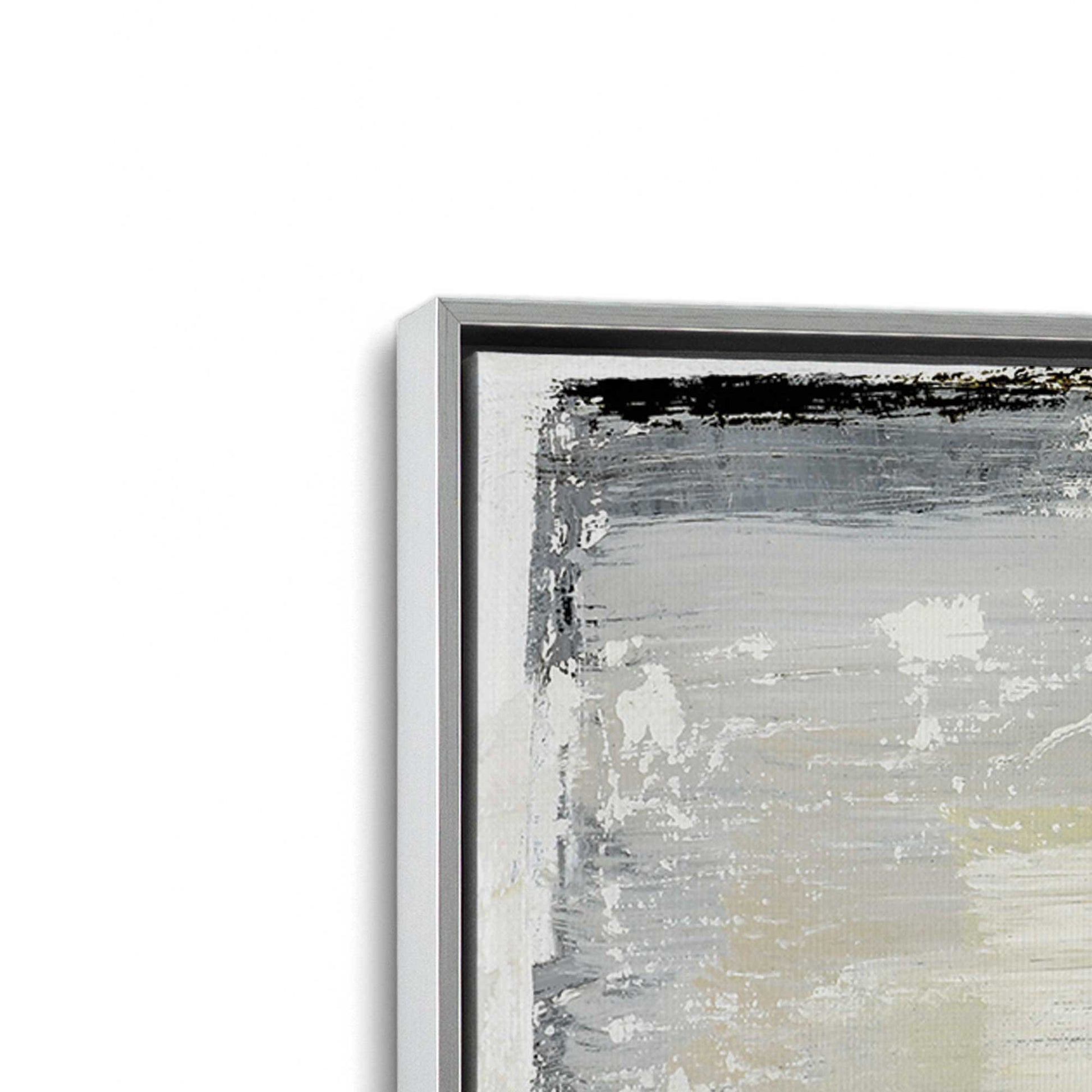 [Color:Polished Chrome], Picture of art in a Polished Chrome frame at an angle