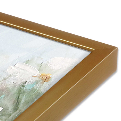 [Color:Polished Gold], Picture of art in a Polished Gold frame of the corner