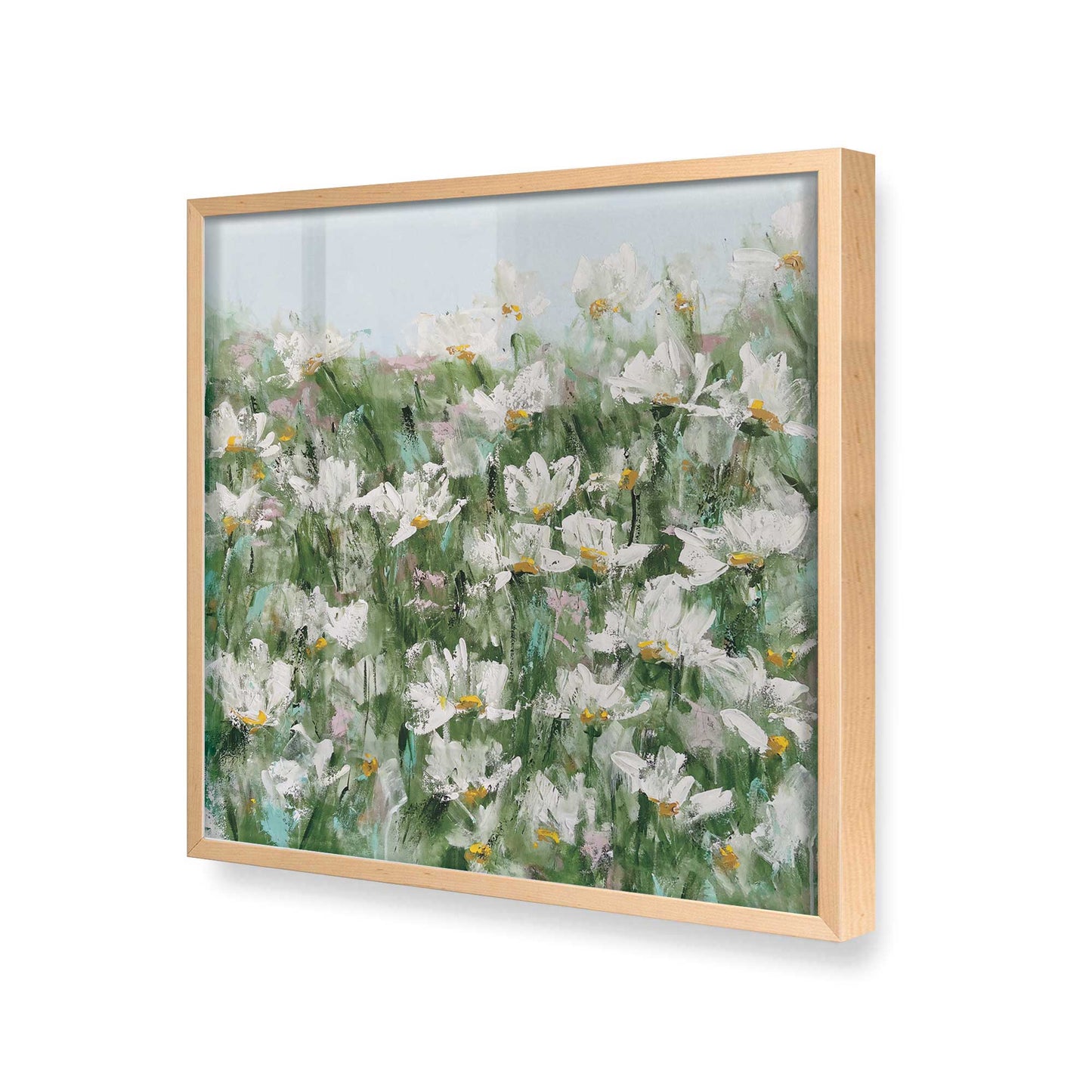 [Color:Raw Maple], Picture of art in a Raw Maple frame at an angle