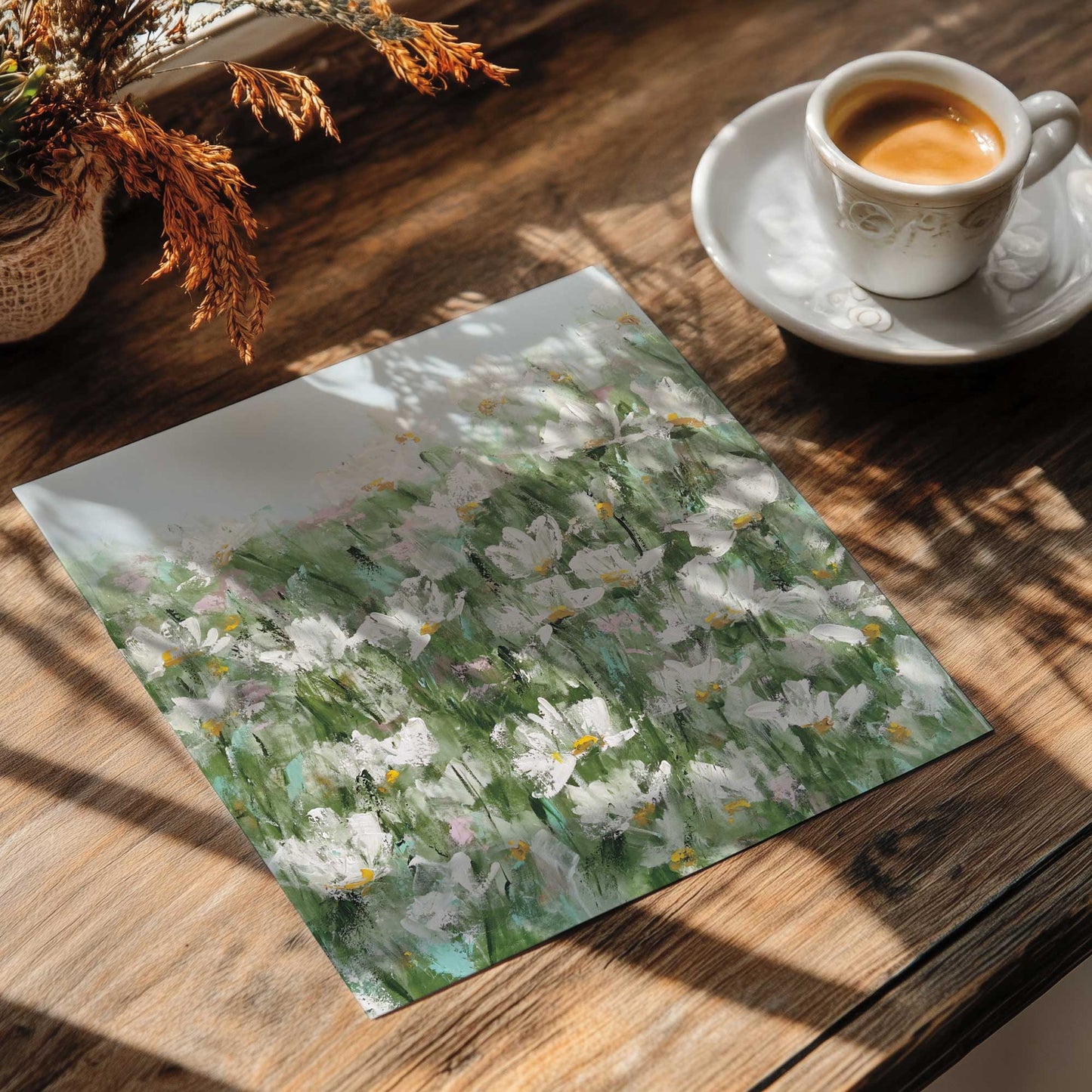 Field of Wild Daisies Print