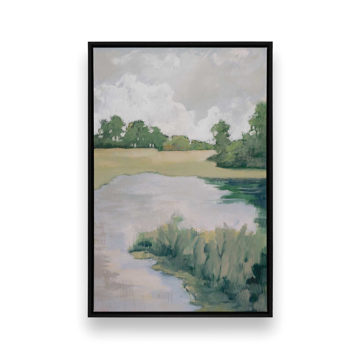 [Color:Satin Black], Picture of art in a Satin Black frame