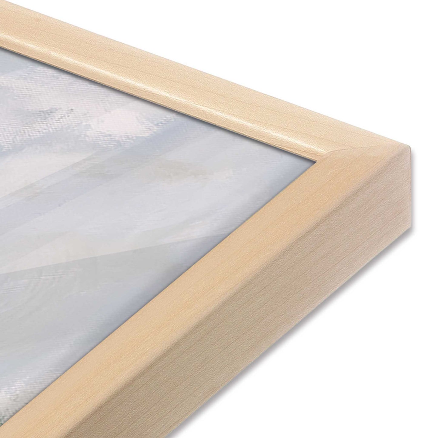 [Color:Raw Maple], Picture of art in a Raw Maple frame at an angle