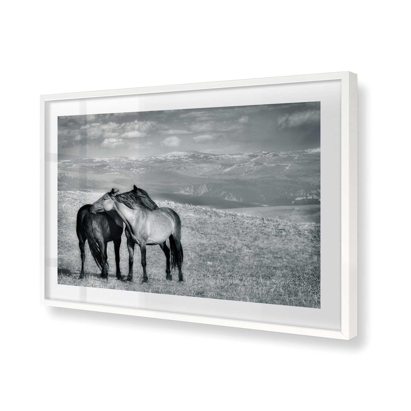 [Color:Opaque White], Picture of art in a Opaque White frame of the corner