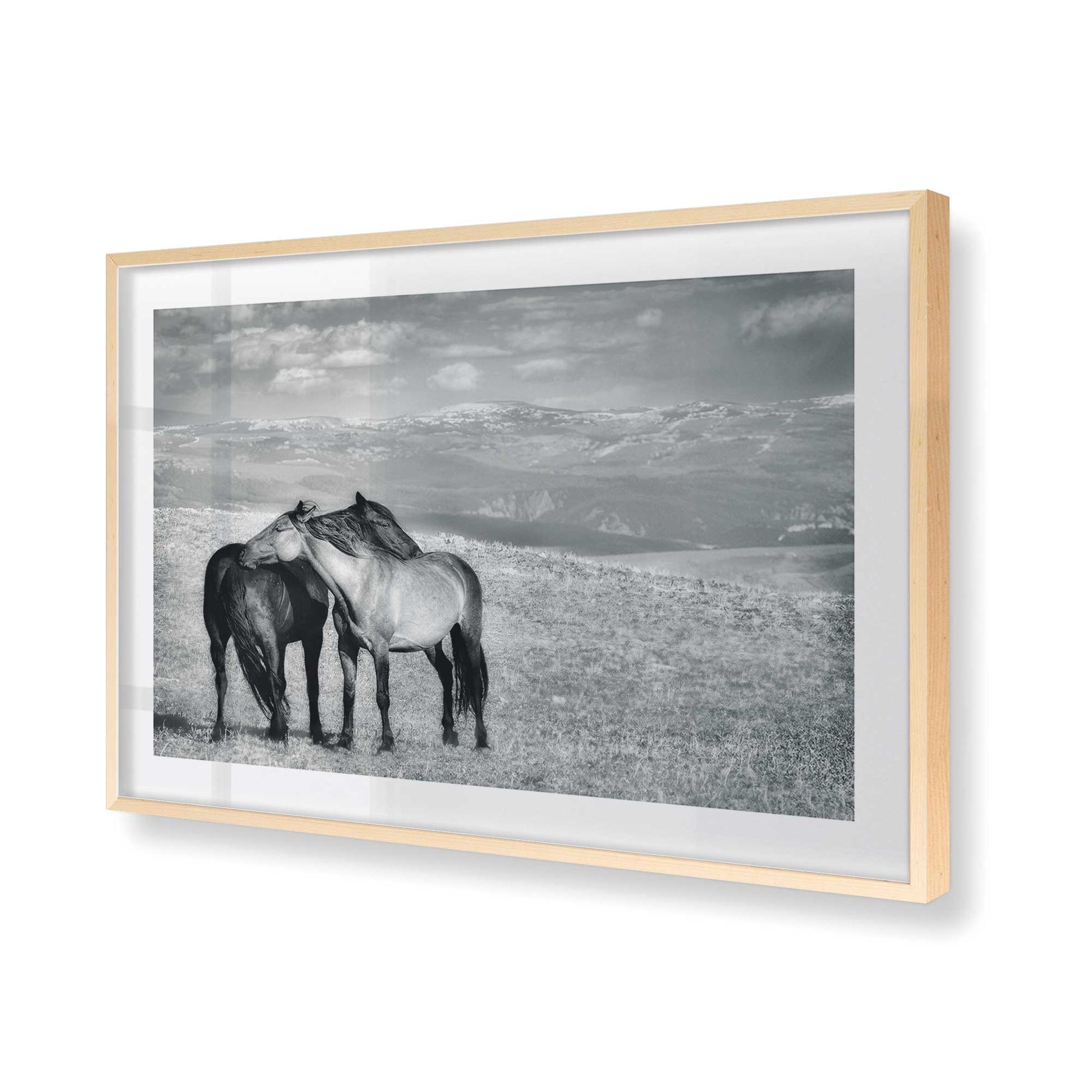 [Color:Raw Maple], Picture of art in a Raw Maple frame of the corner