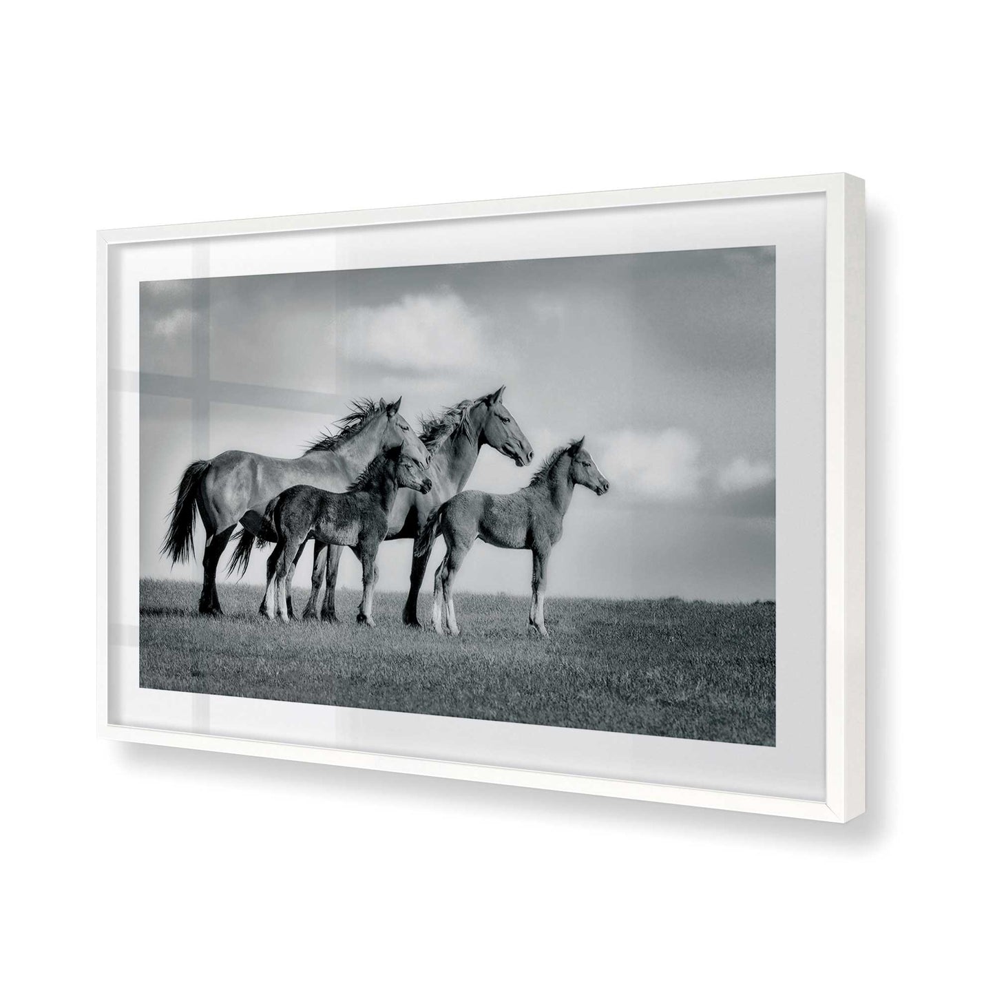 [Color:Opaque White], Picture of art in a Opaque White frame of the corner