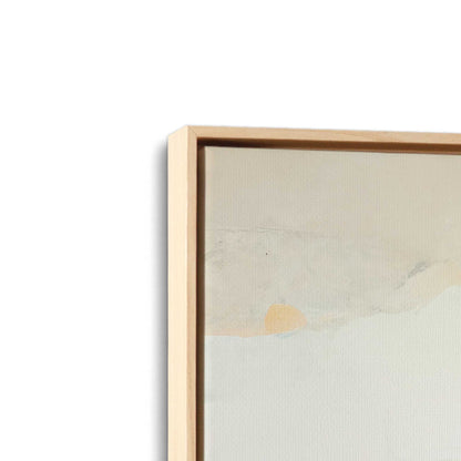 [Color:American Maple], Picture of art in a American Maple frame at an angle