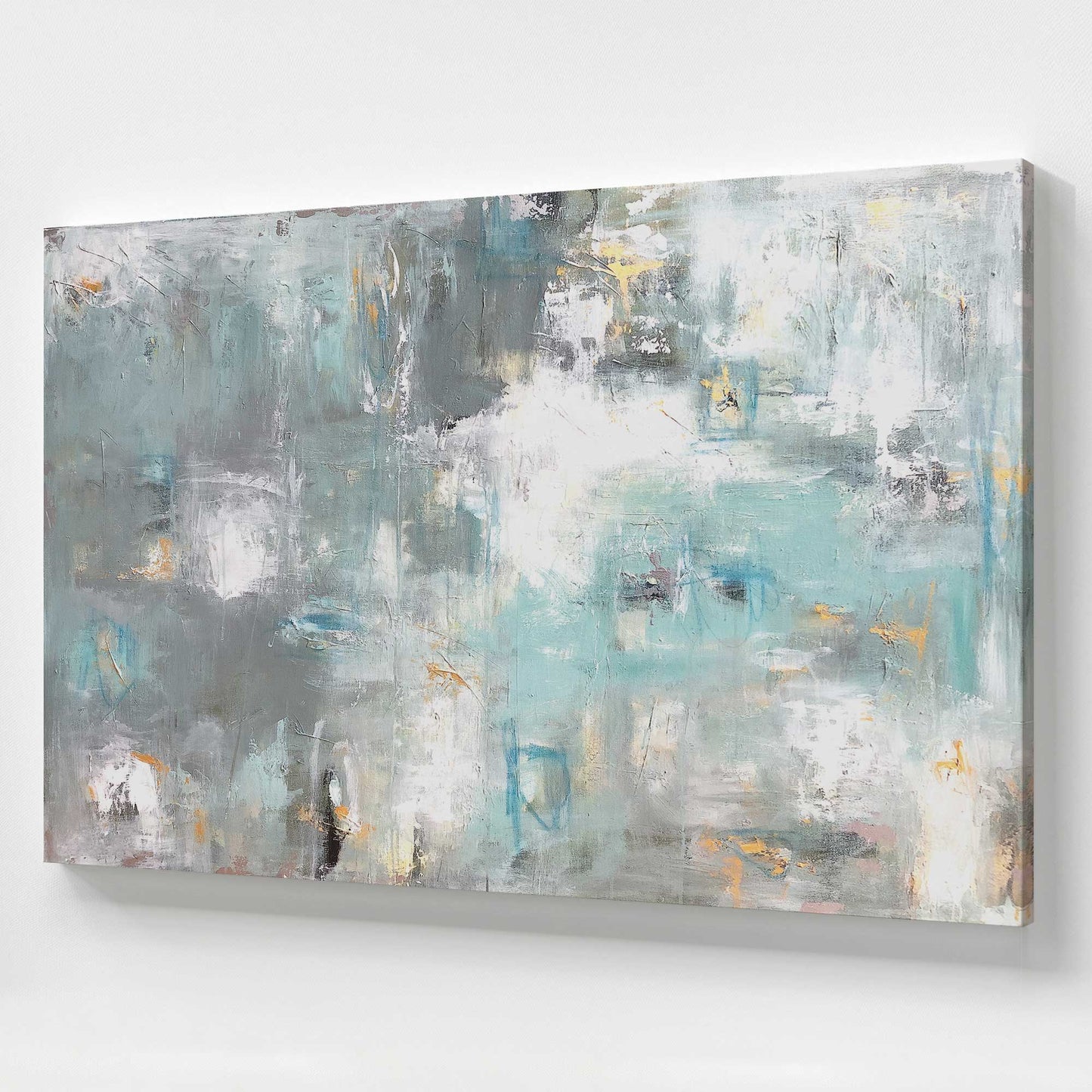 [Color:Stretched Canvas], Picture of art at an angle