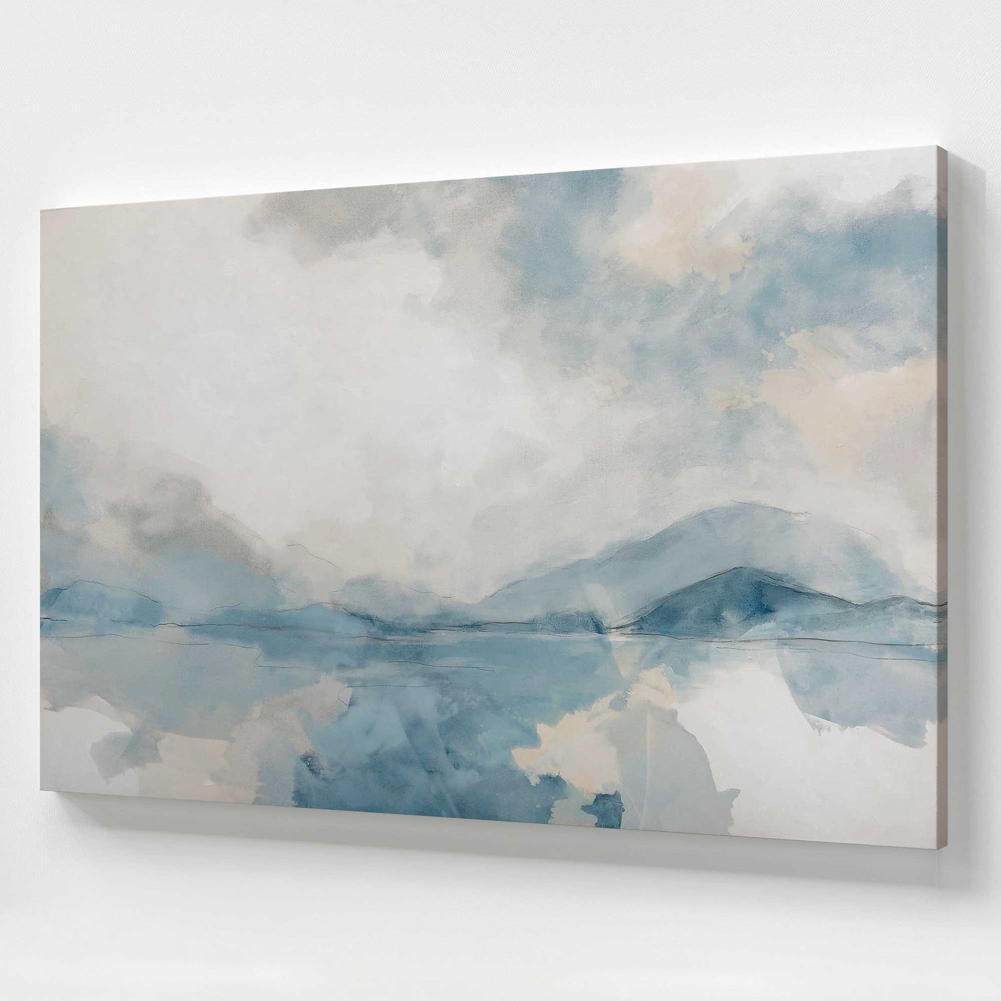 [Color:Stretched Canvas], Picture of art at an angle