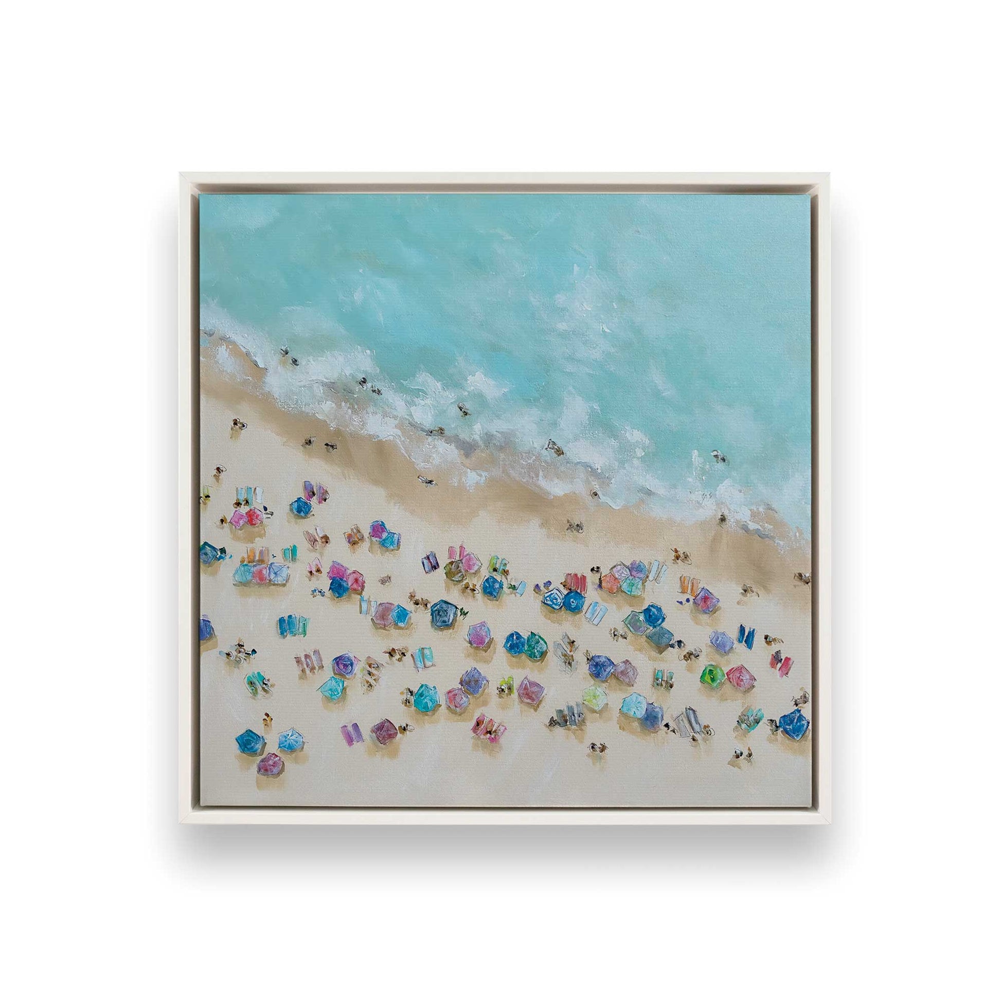 [Color:Opaque White], Picture of art in a White frame